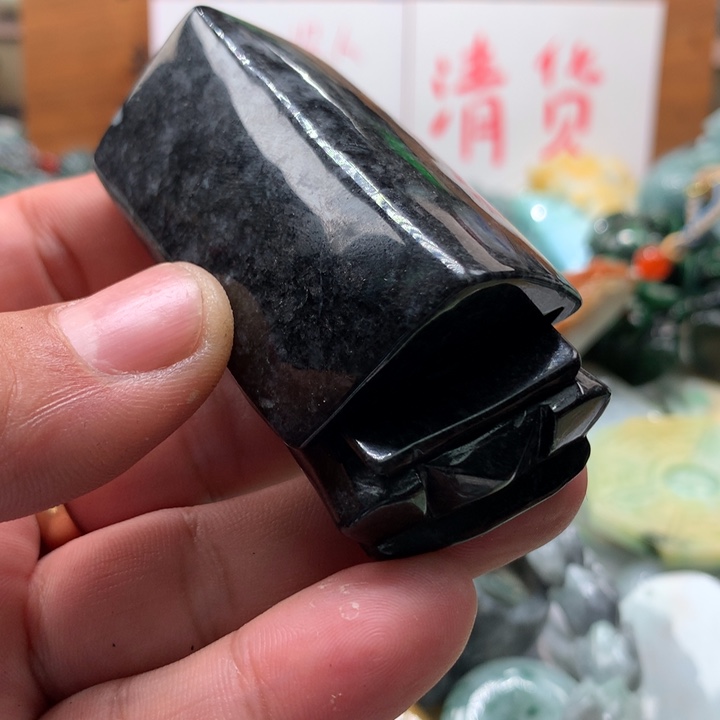 翡翠颈饰未镶嵌保真天然A货翡翠