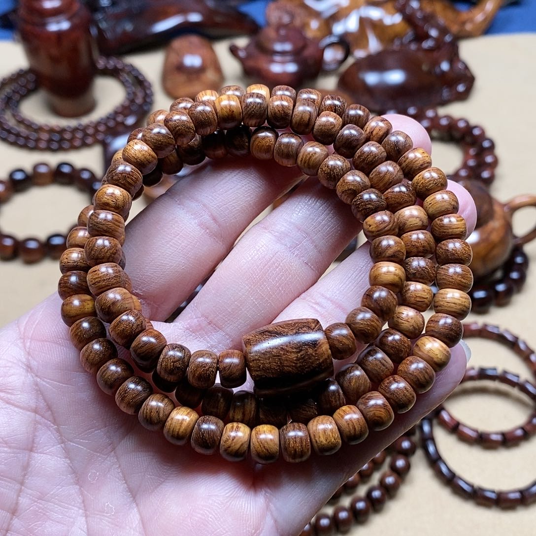 【闪购商品】黄花梨/降香黄檀手串/手链手串