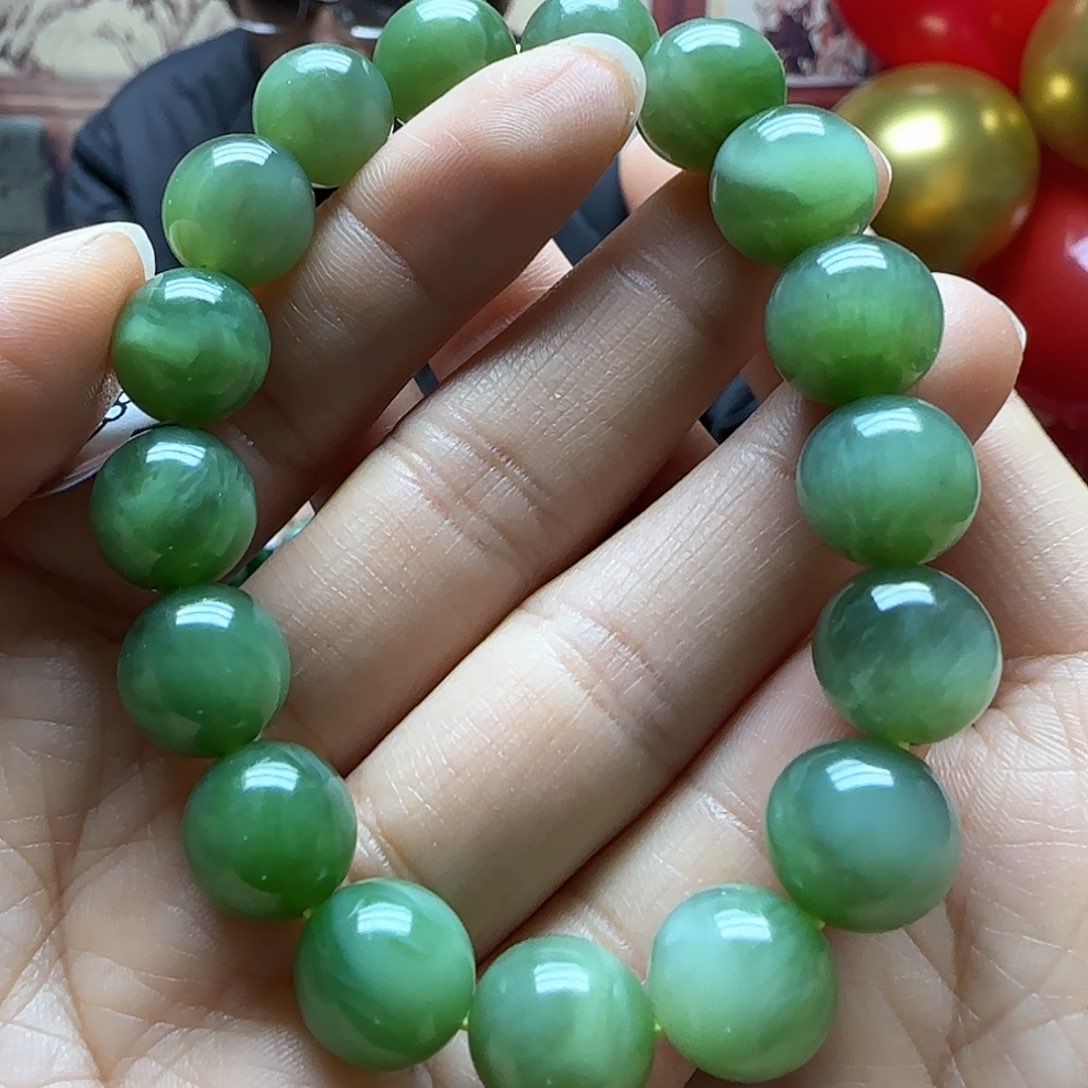 和田玉手串未镶嵌