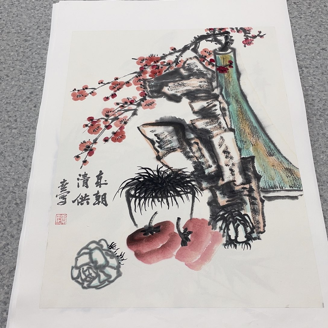 国画1.4平尺国画作品