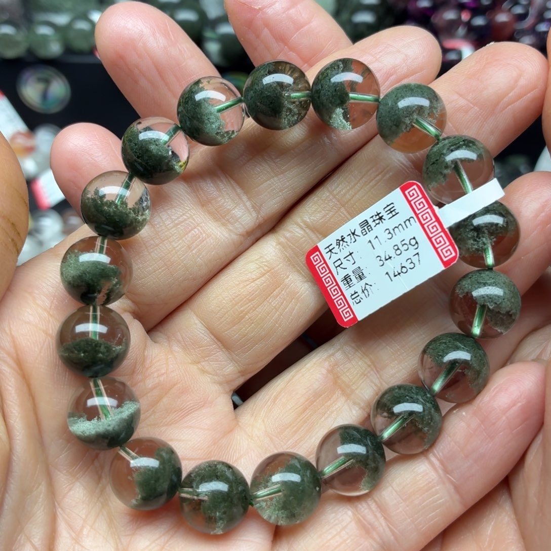 水晶手链未镶嵌天然水晶