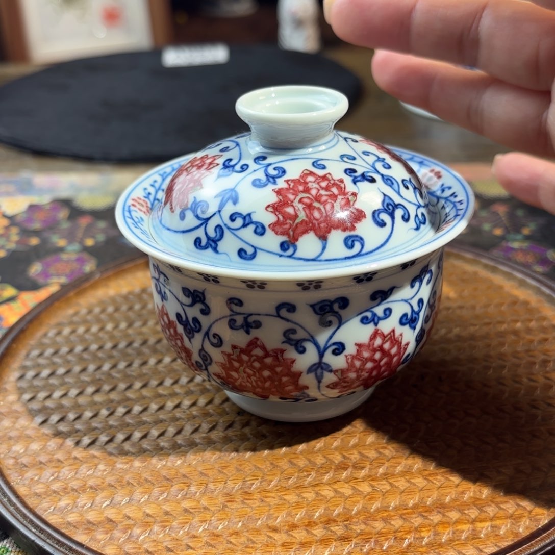 瓷孤品福利青花手绘杯杯杯杯