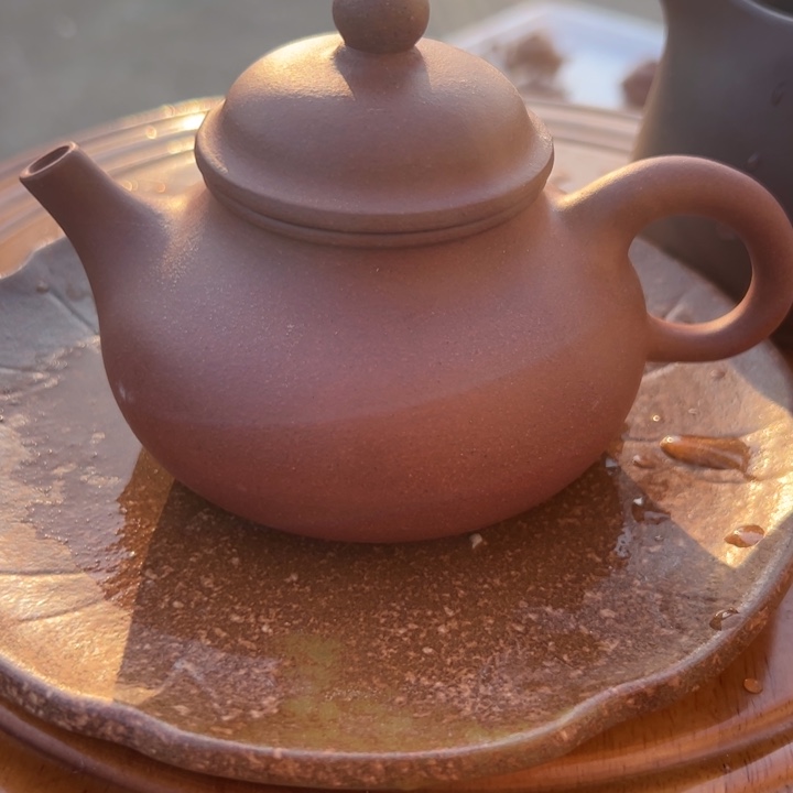 紫砂茶壶260cc容天底槽青