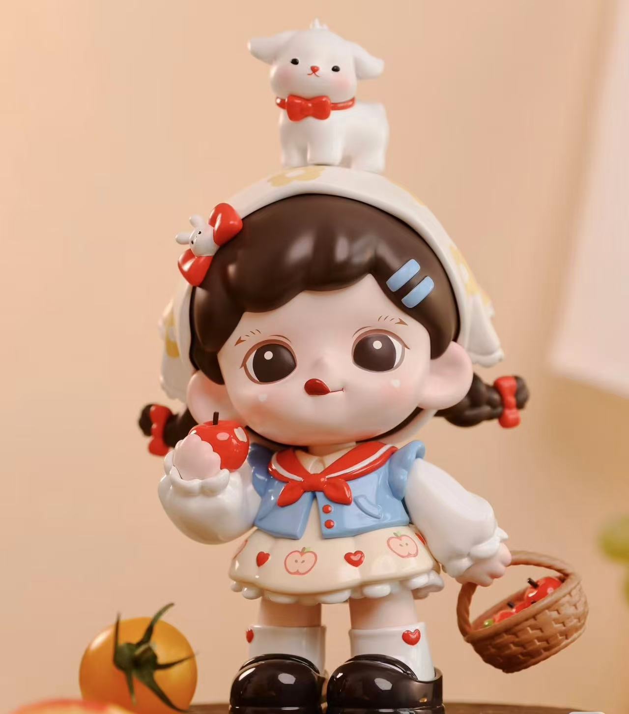 【盲盒】潮玩周边摆件萌粒毛绒盲盒公仔