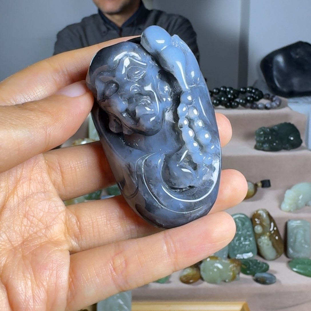 和田玉（糖玉）颈饰未镶嵌