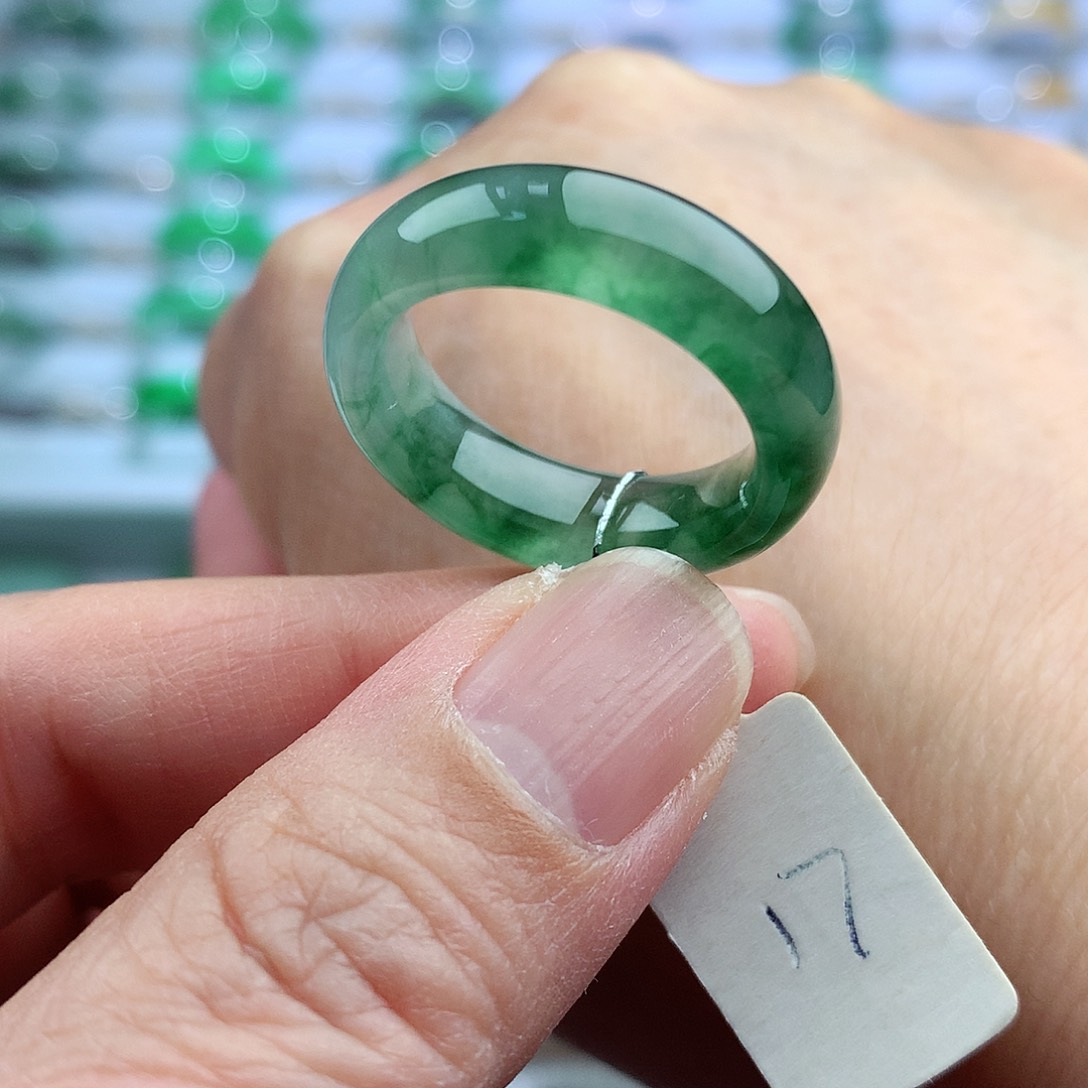 未镶嵌戒指翡翠17号