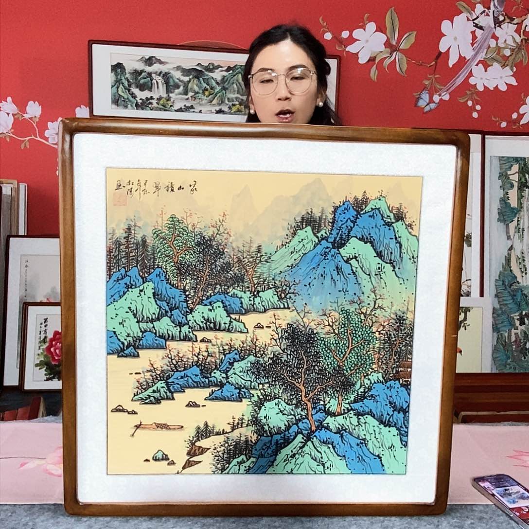 国画手写手绘国画63✖️63包邮