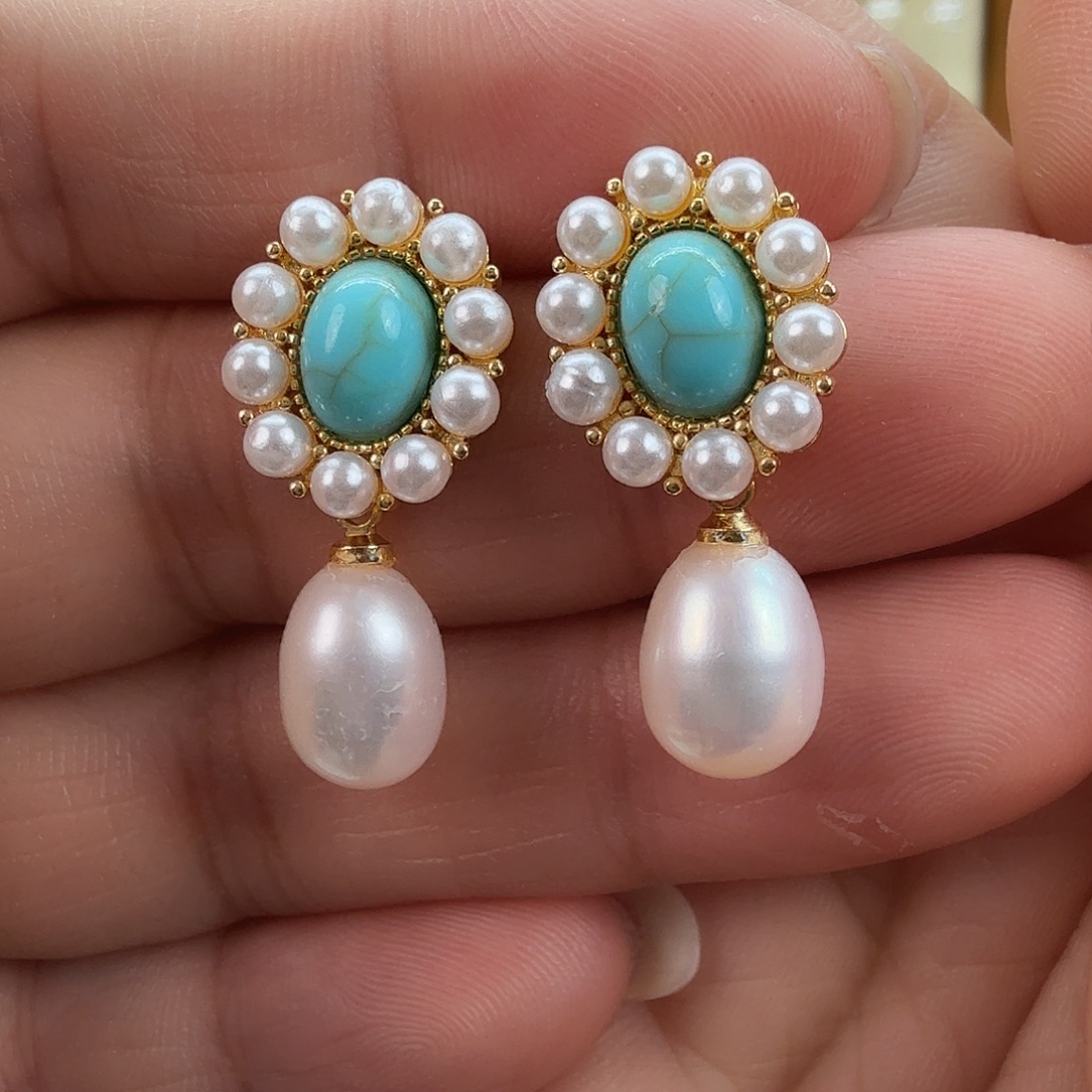 未镶嵌耳饰淡水珍珠