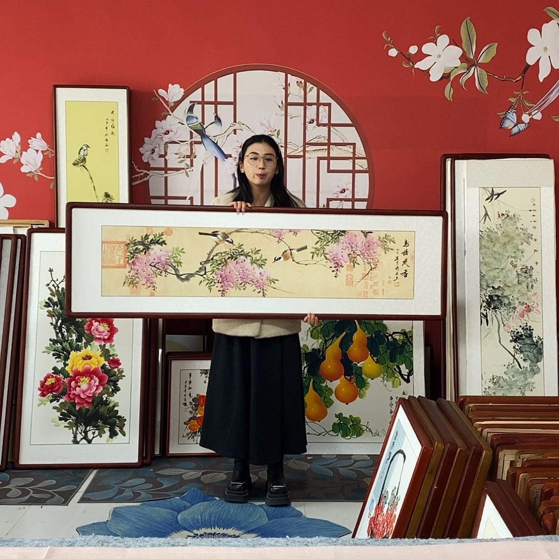 国画手写手绘47✖️162国画作品