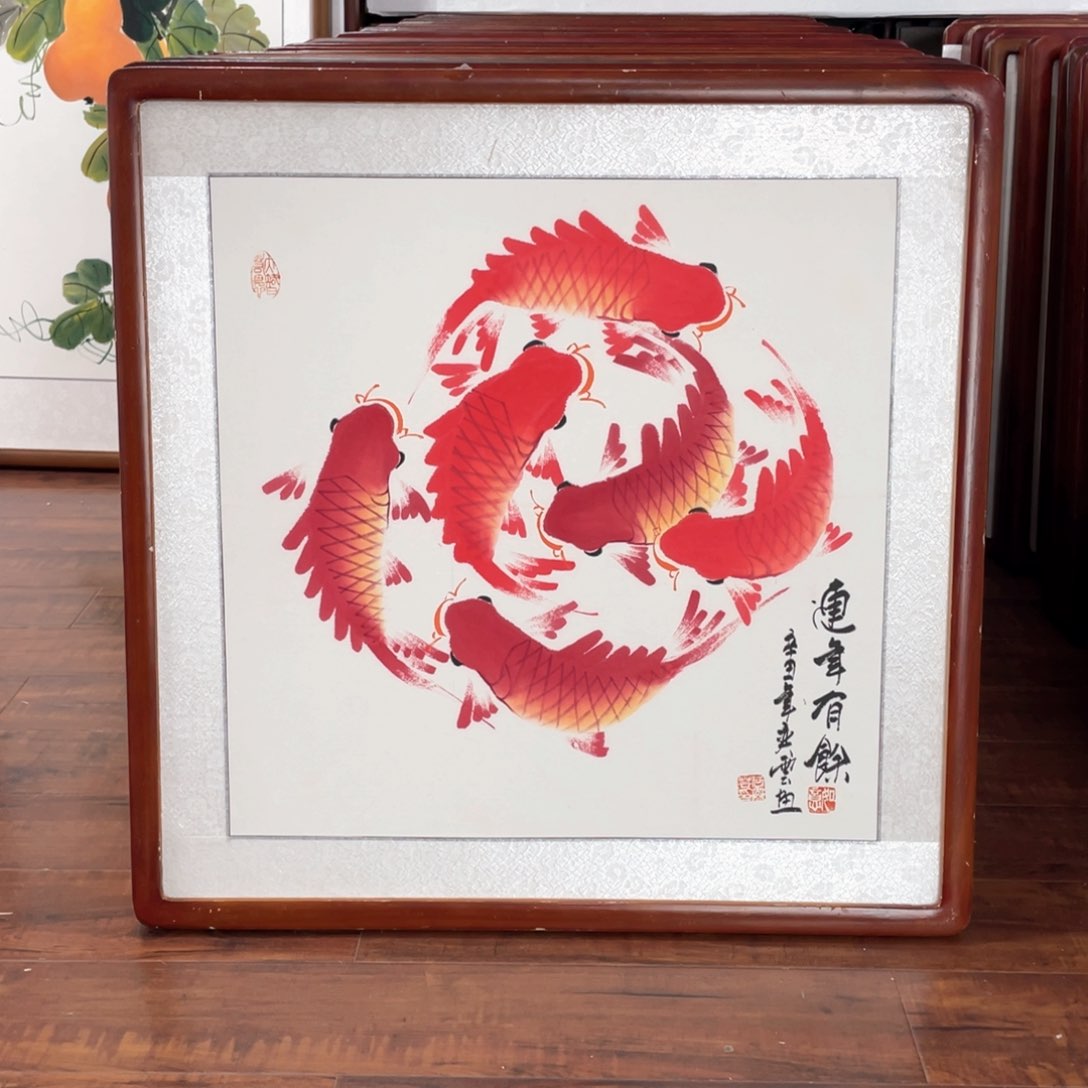 国画带框尺寸63*63厘米