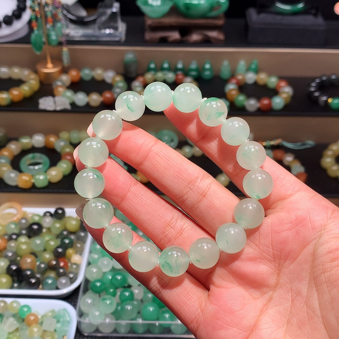 石英质玉合金手链