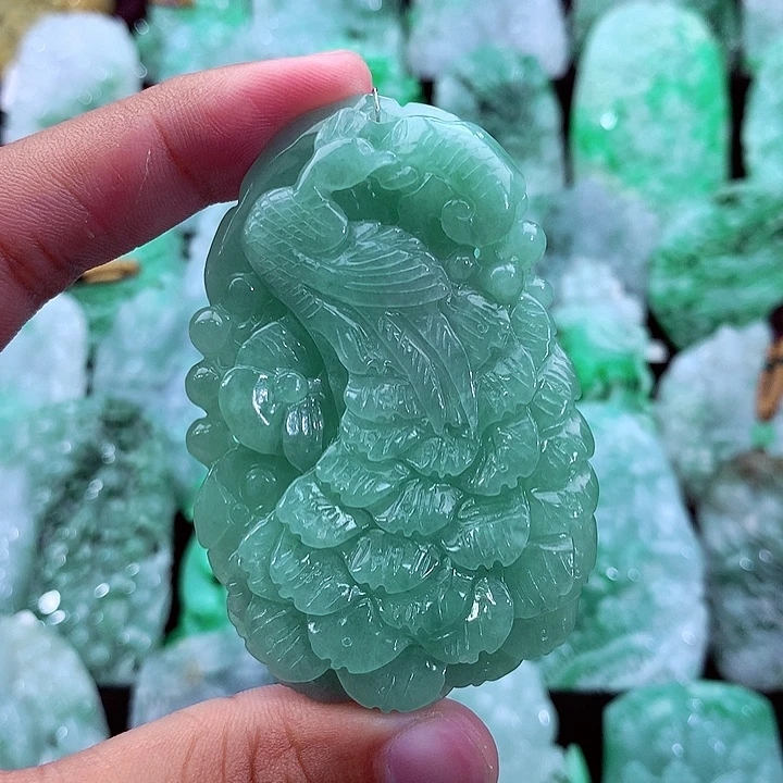 天然A货翡翠凤凰