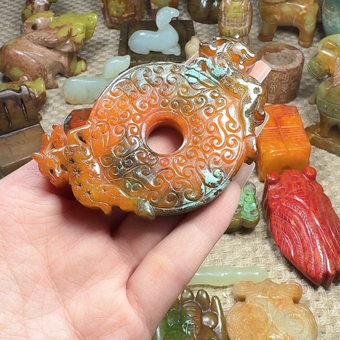 白玉菩提吊坠挂件