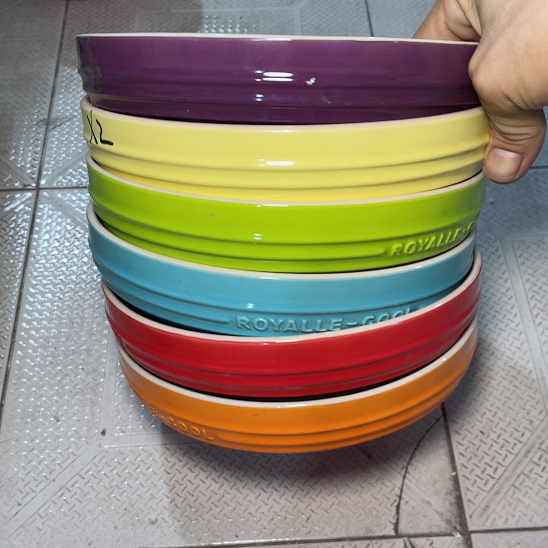 瓷微瑕陶瓷餐具家用 两个