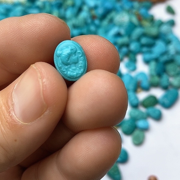 绿松石珠宝奇石未镶嵌