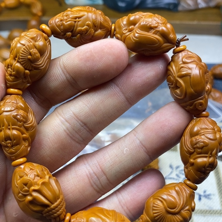 手串/手链橄榄核橄榄核雕工艺手串