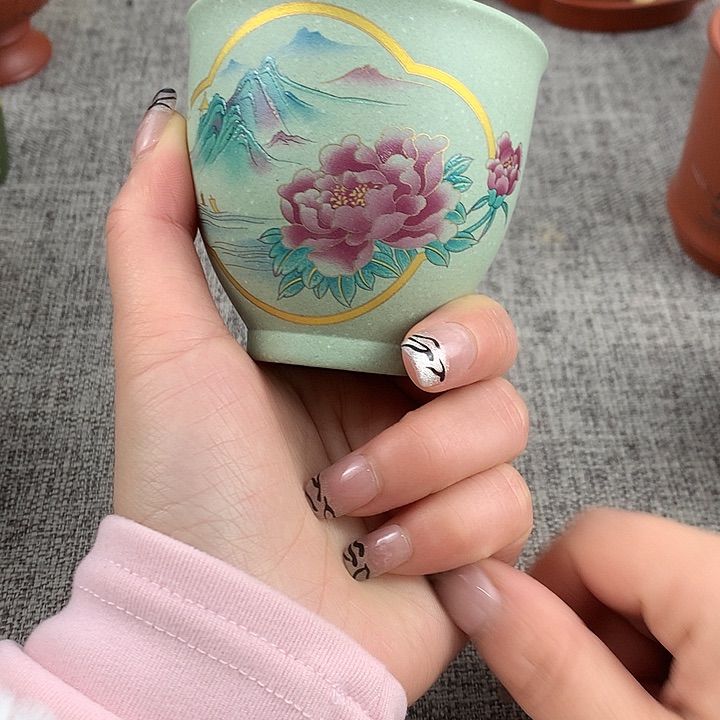 紫砂茶杯高端主人杯