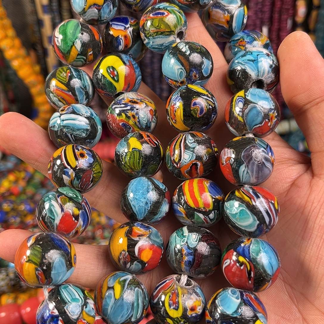 琉璃非金属蓝色千花