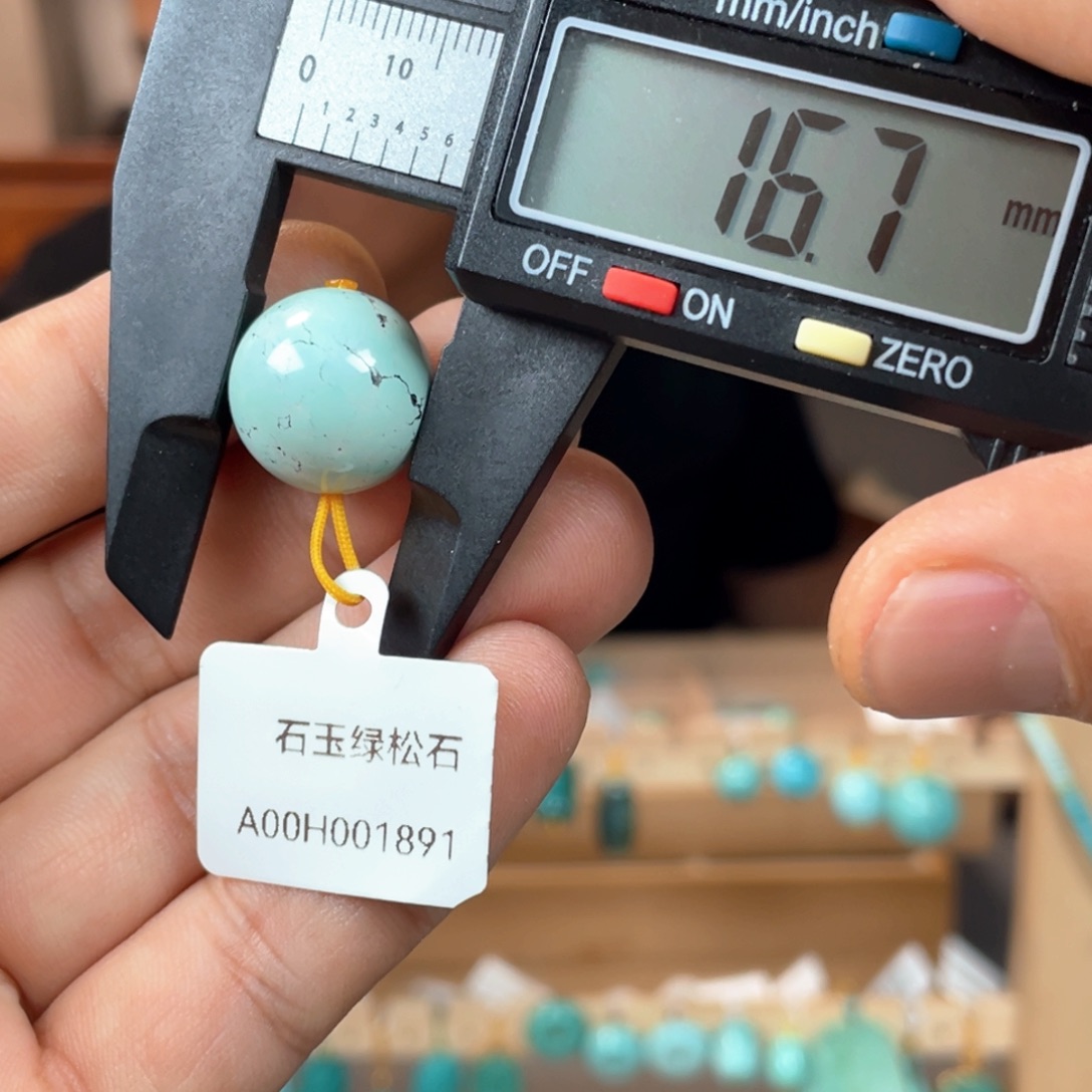 绿松石未镶嵌颈饰