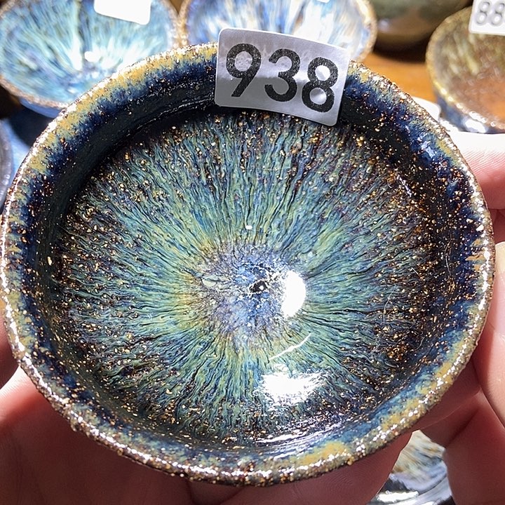 茶盏龙窑柴烧柴烧落灰