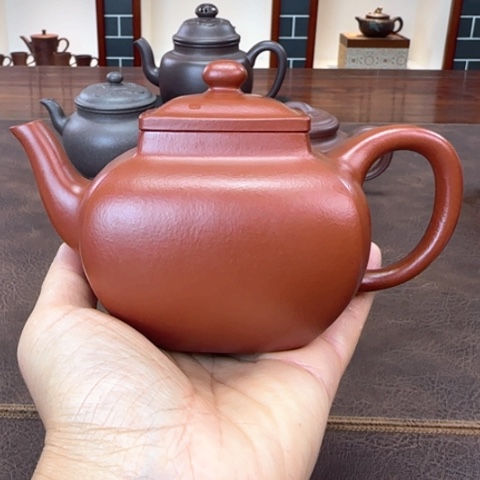 桃***主茶壶紫砂四方传炉