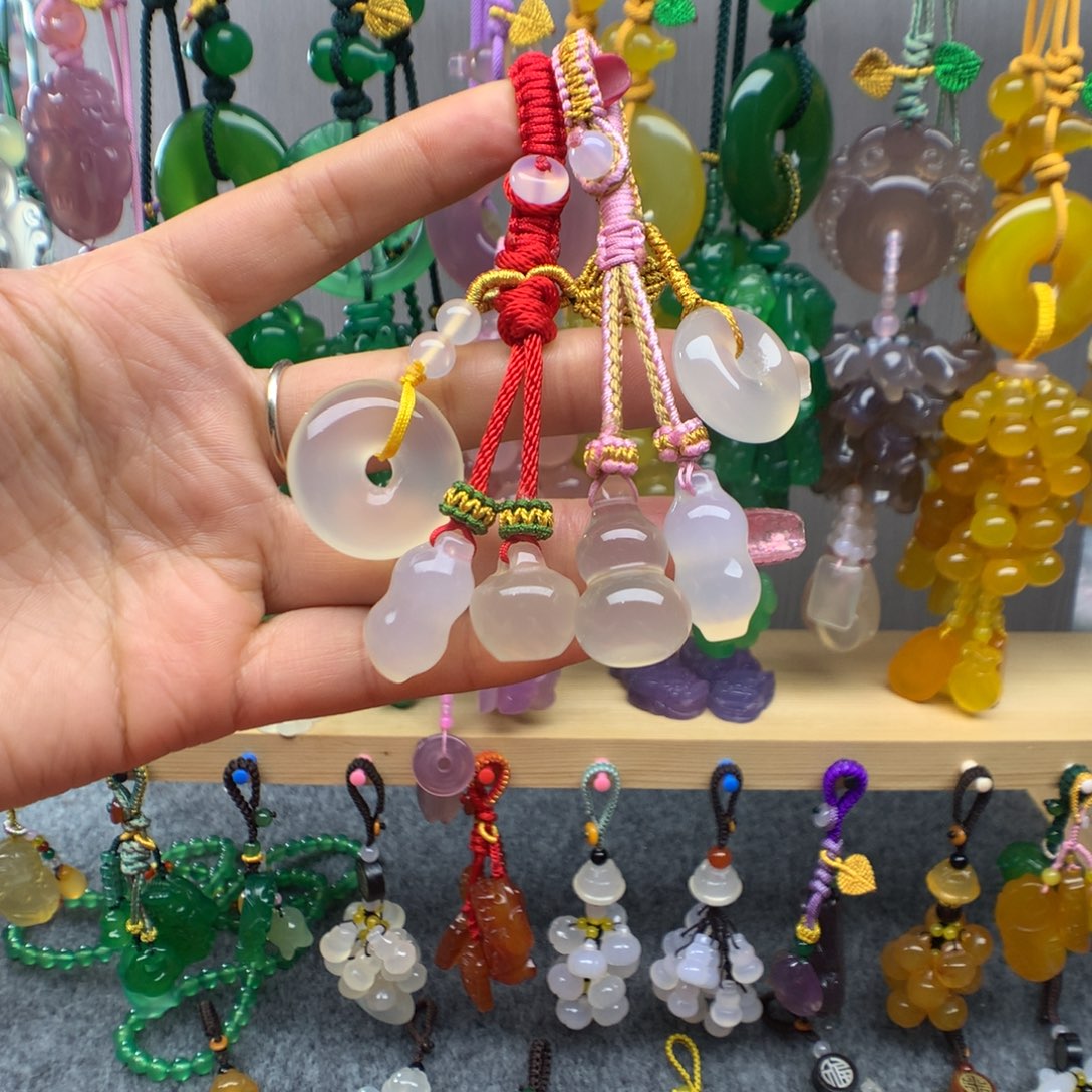 玛瑙/玉髓吊坠(不含链)未镶嵌不**夜