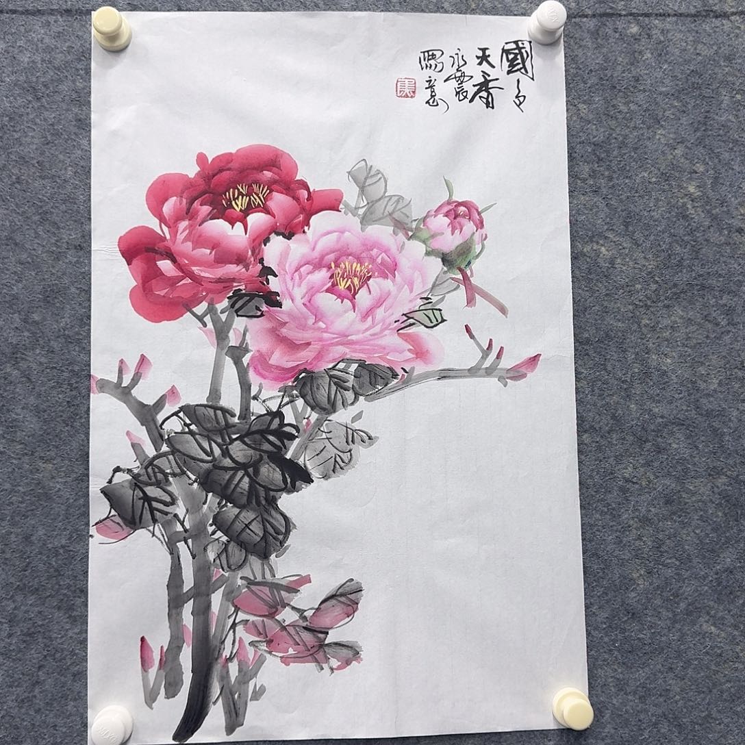 国画原创国画书法艺术