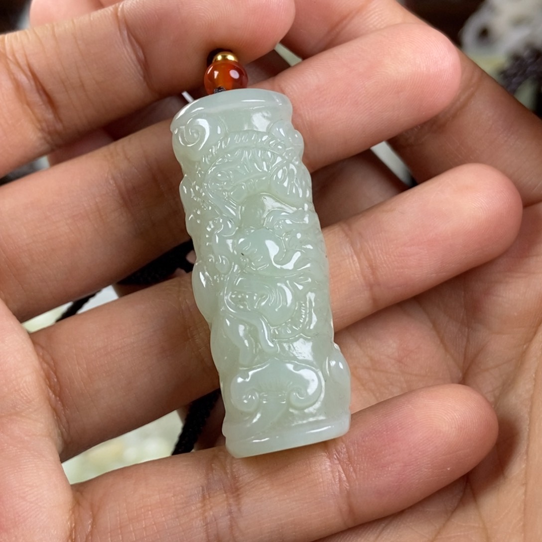 和田玉挂件未镶嵌一***！