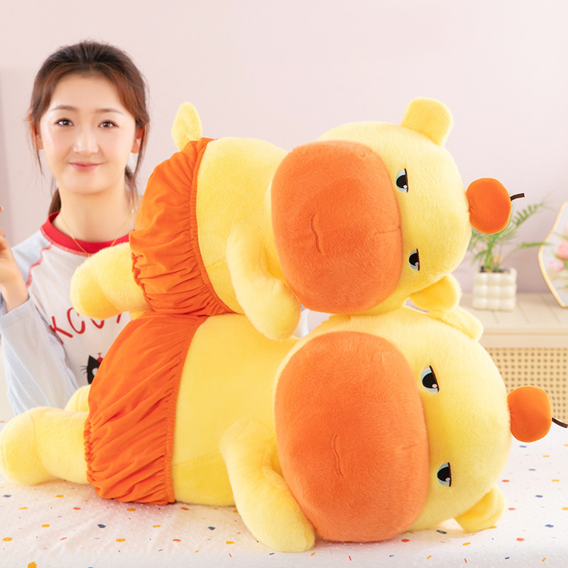 网红噜噜水豚公仔毛绒玩具抱枕适合节日礼物jellycat玩偶