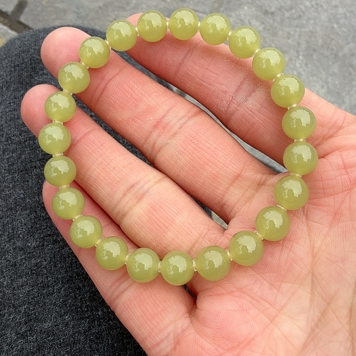 和田玉（黄玉）未镶嵌手链