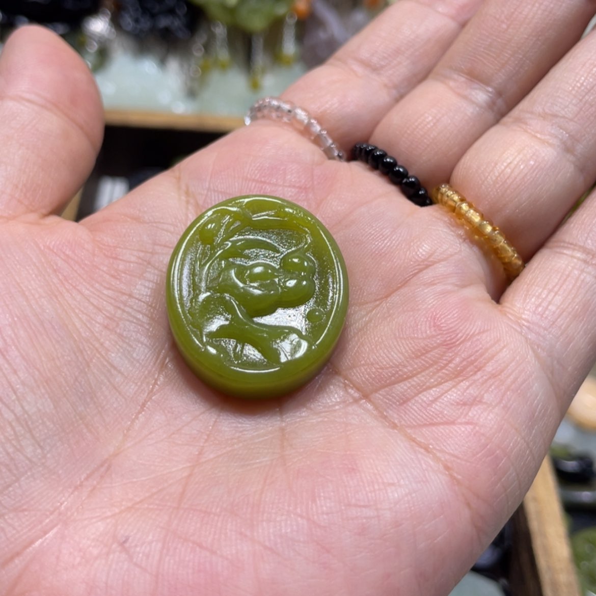 【闪购商品】岫玉颈饰未镶嵌109吊坠