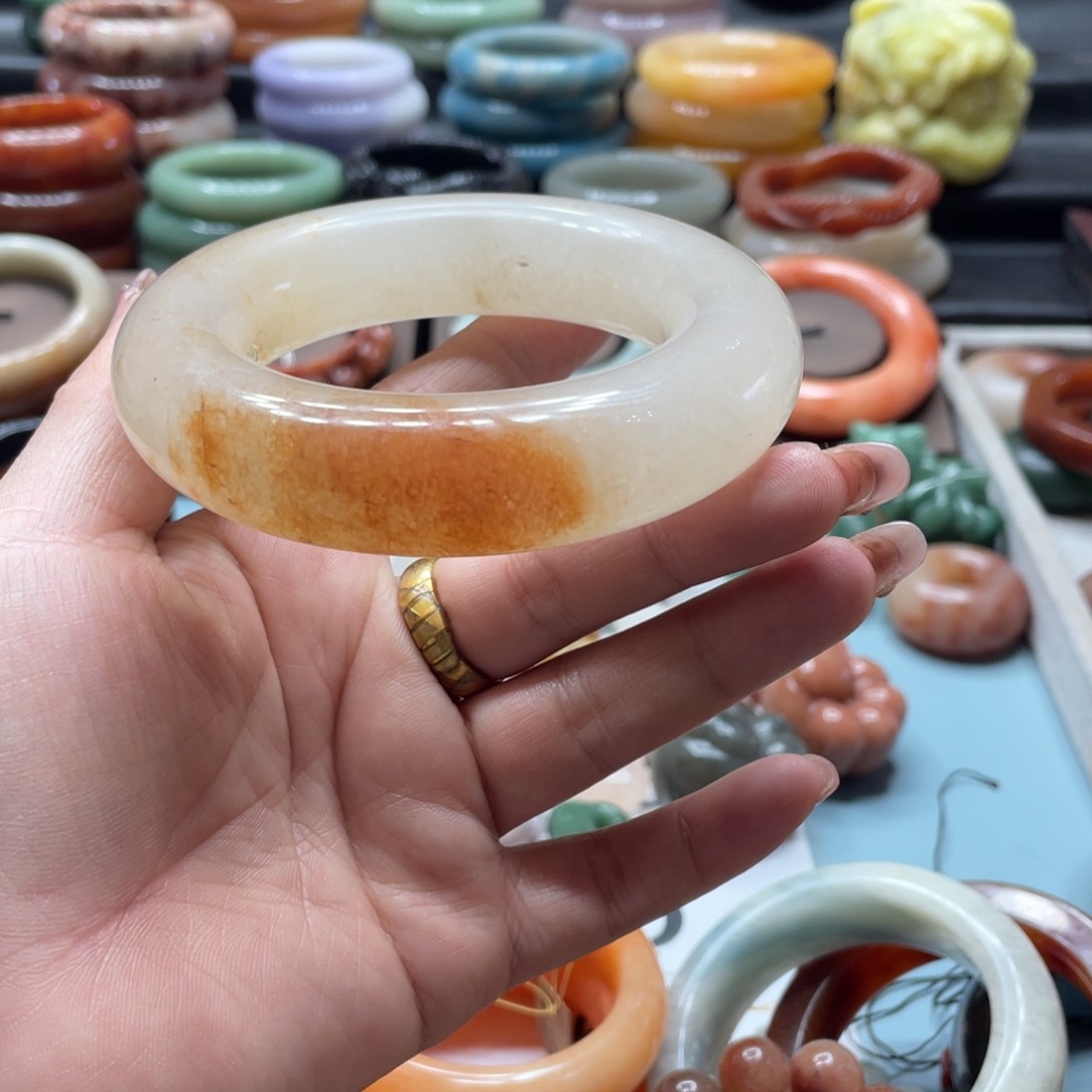 石英质玉手镯合金卡*