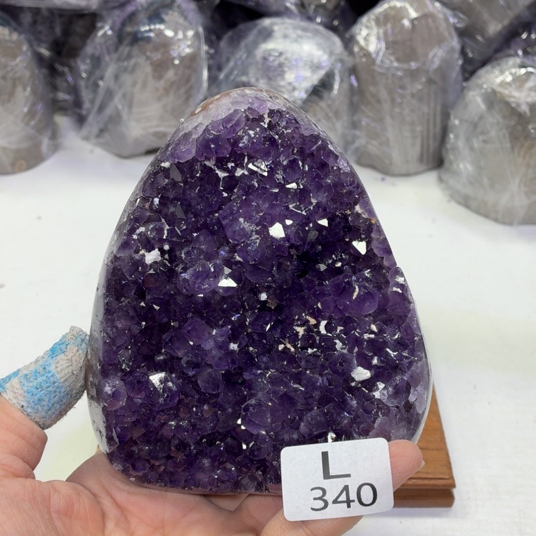 未镶嵌水晶摆件天然紫水晶