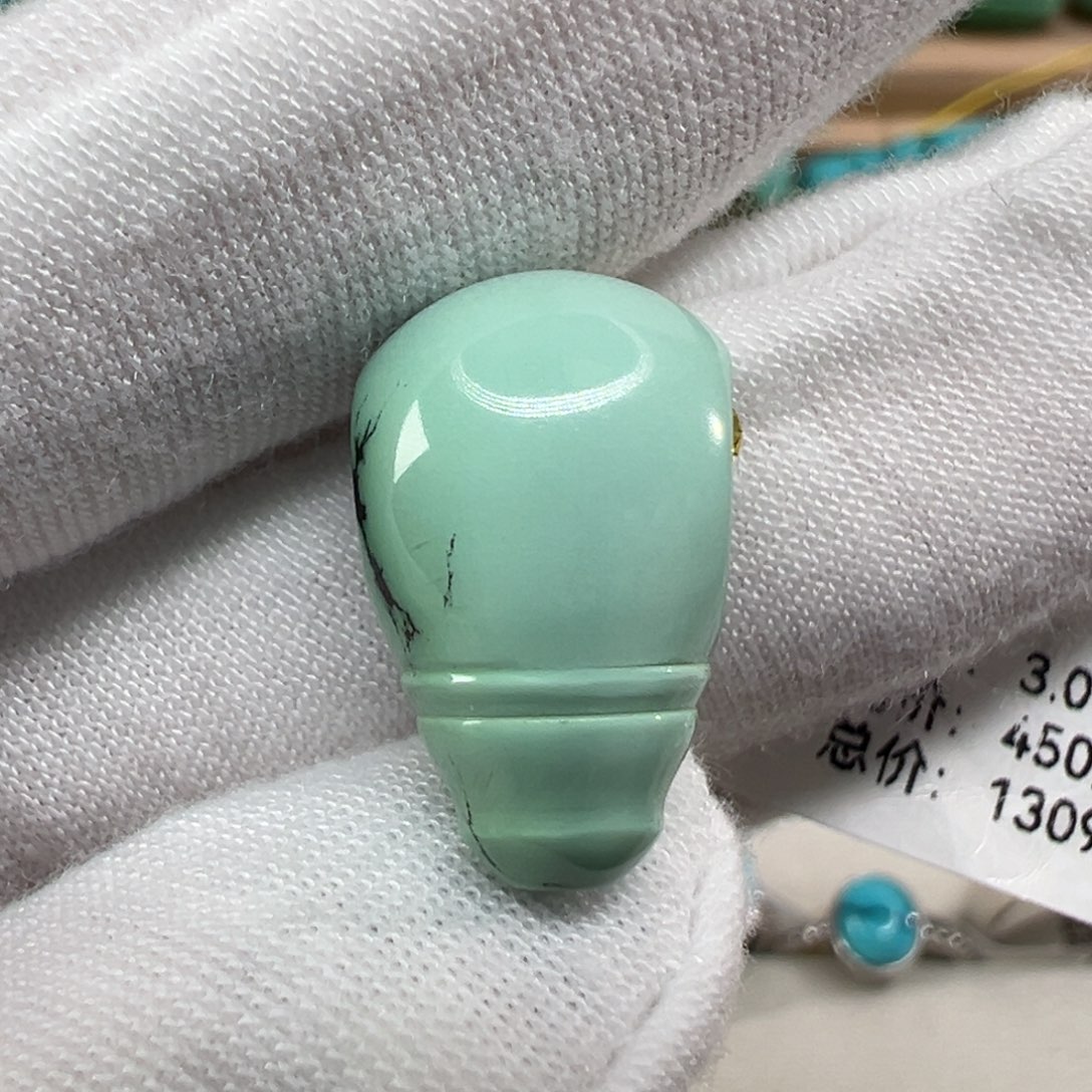 绿松石未镶嵌配饰直径11.1