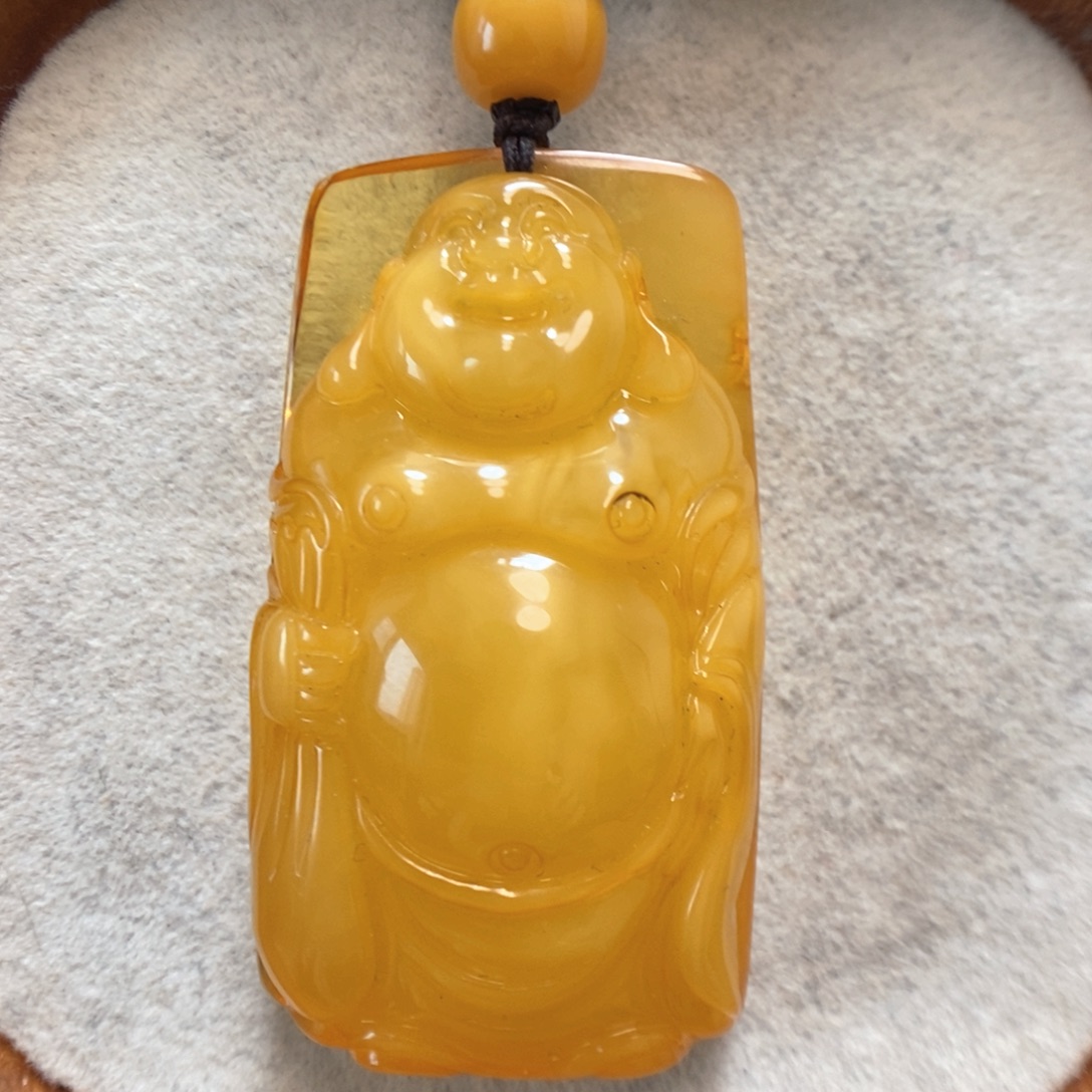 未镶嵌蜜蜡手串蜜蜡