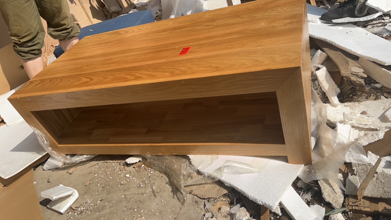 茶几110×55×45白橡瑕疵无售后孙1832