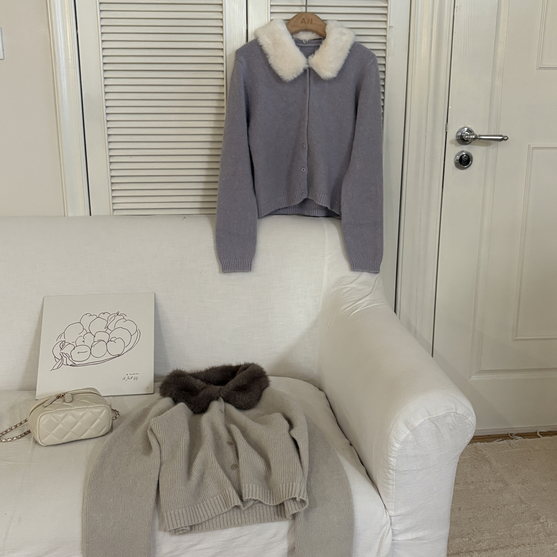 「大昕·雪山漫漫」2025冬季新款毛针织开衫
