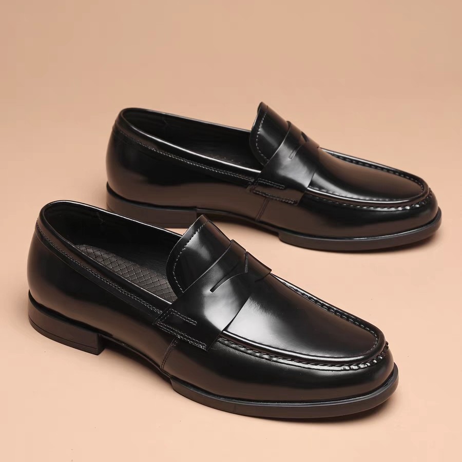 男士男款真皮休闲新款乐福真皮皮鞋夏季乐福鞋豆豆鞋