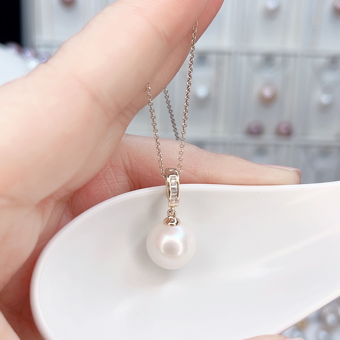 吊坠(赠链)淡水珍珠合金