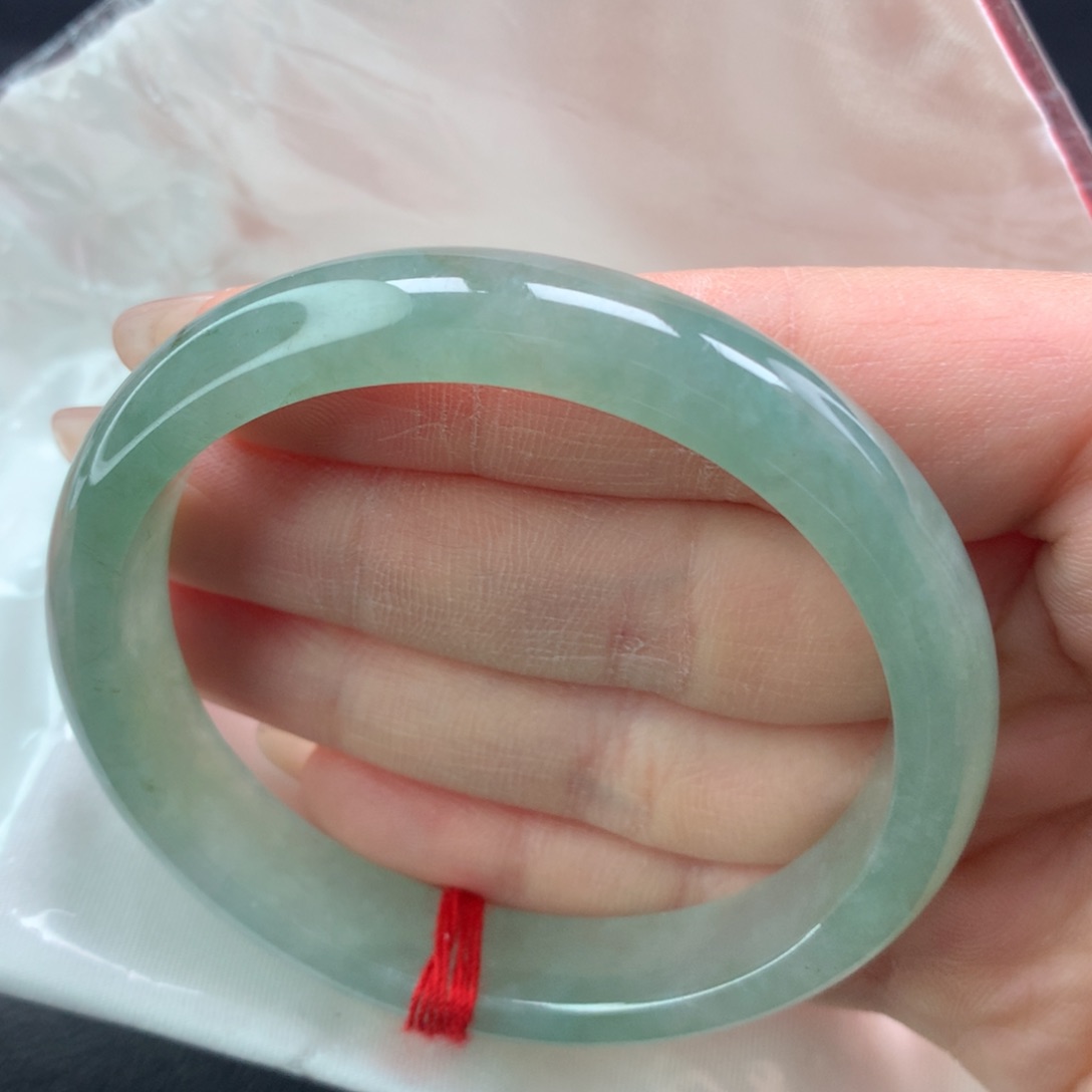 翡翠手镯未镶嵌（16号）贵妃，正圈戴54