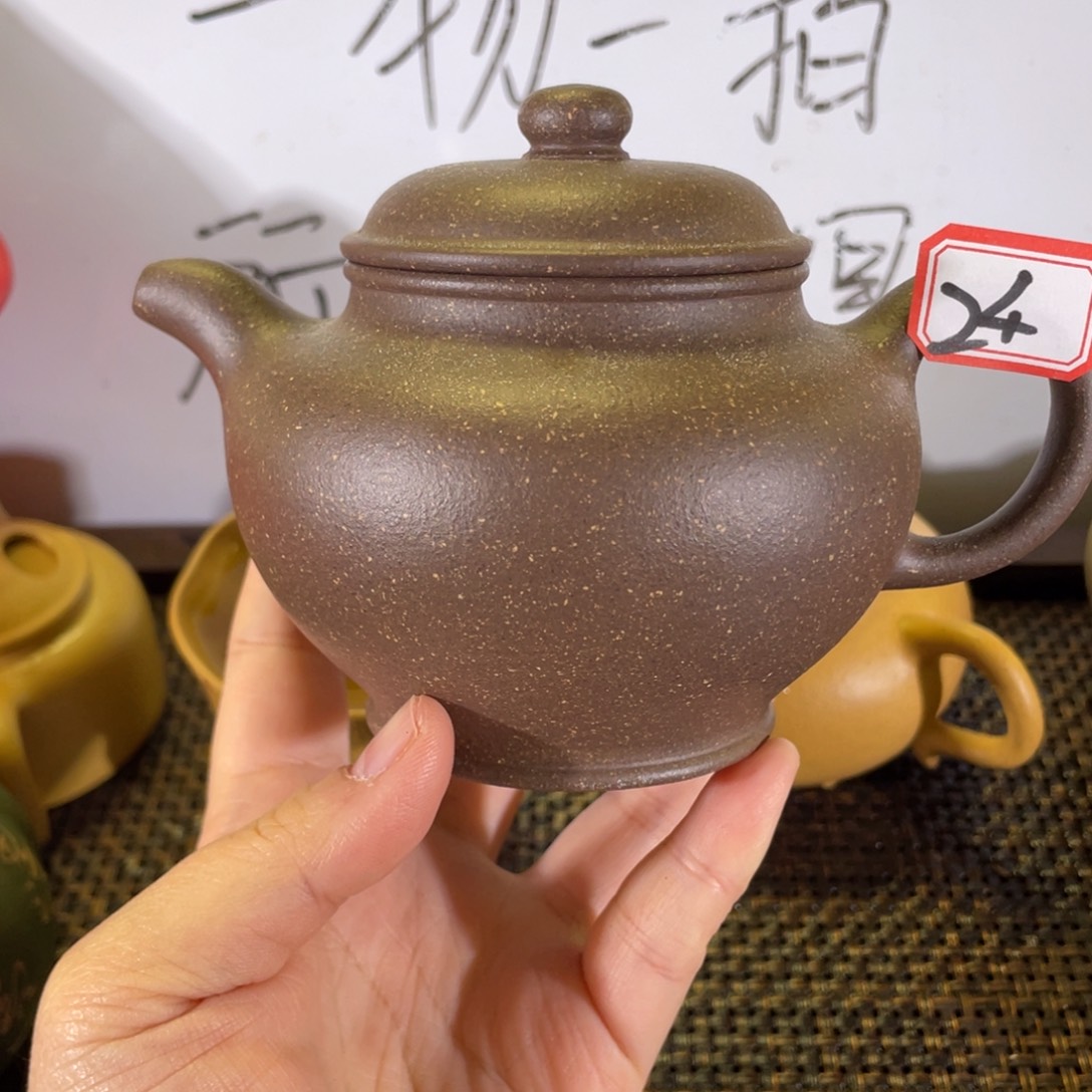 紫砂茶壶多只全手