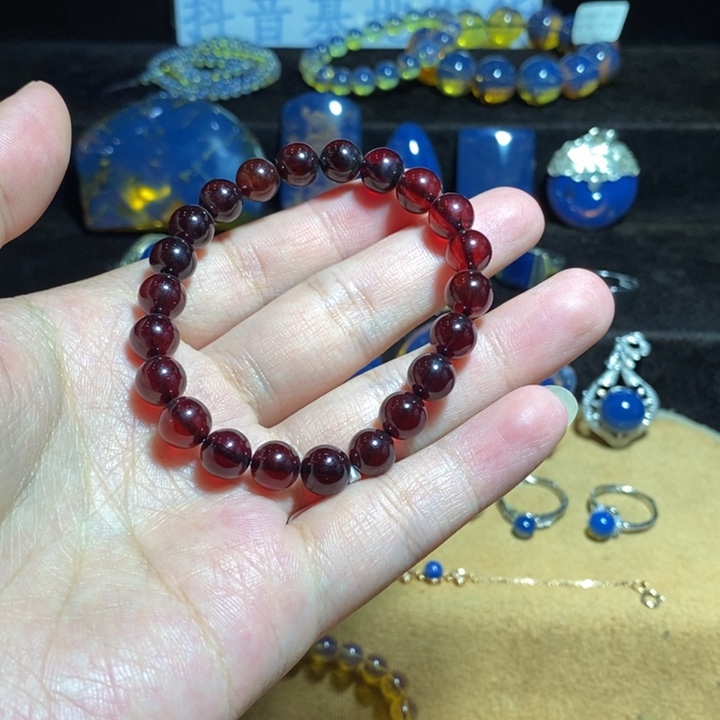 天***｝裸石琥珀未镶嵌血珀手串