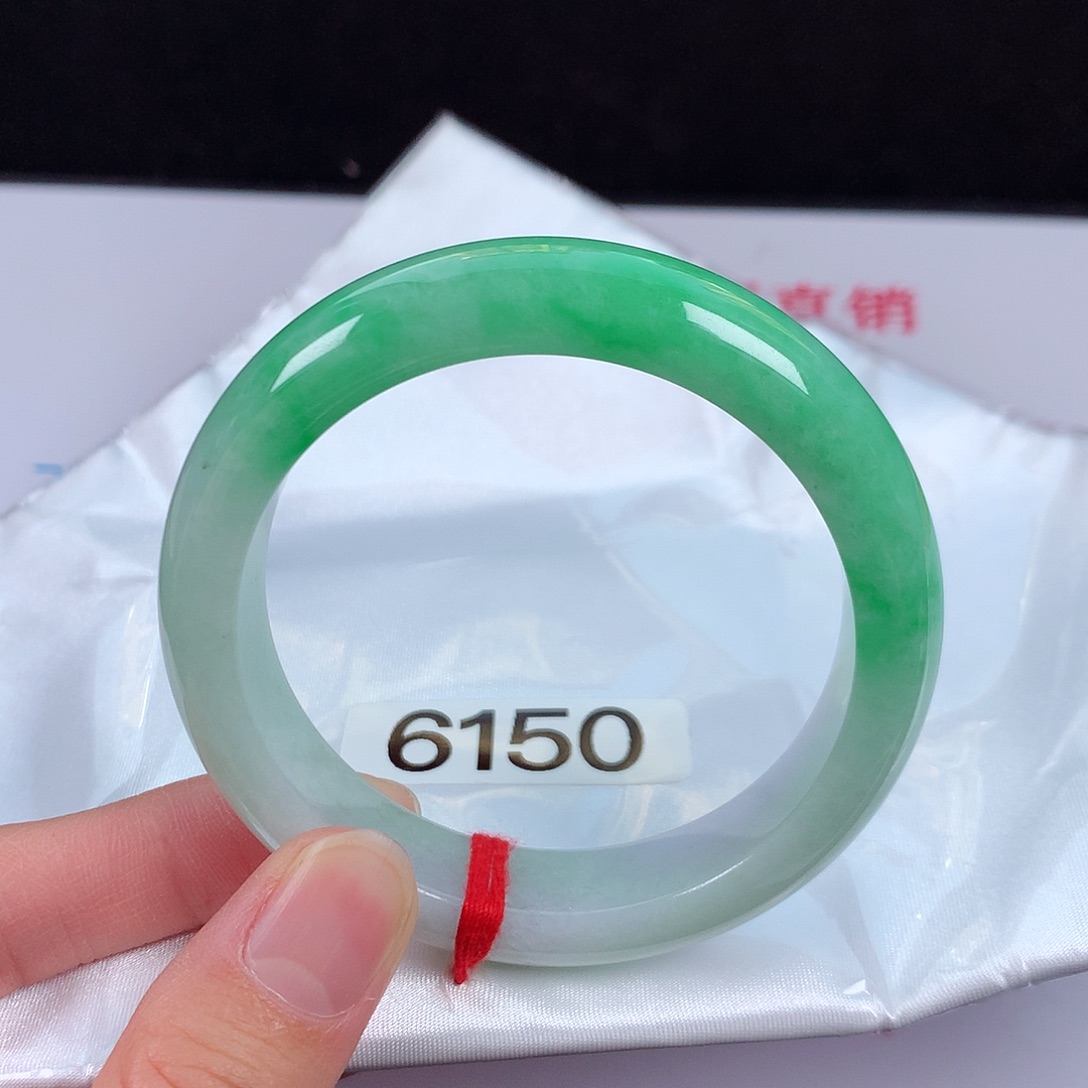 【闪购商品】翡翠手镯未镶嵌53圈口 完美