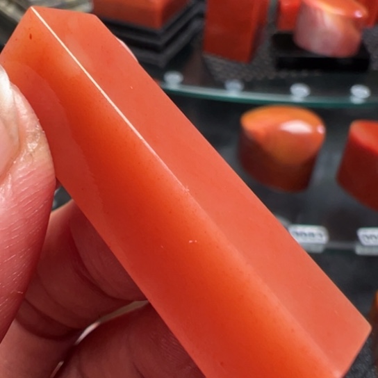 老挝石结晶冻印石