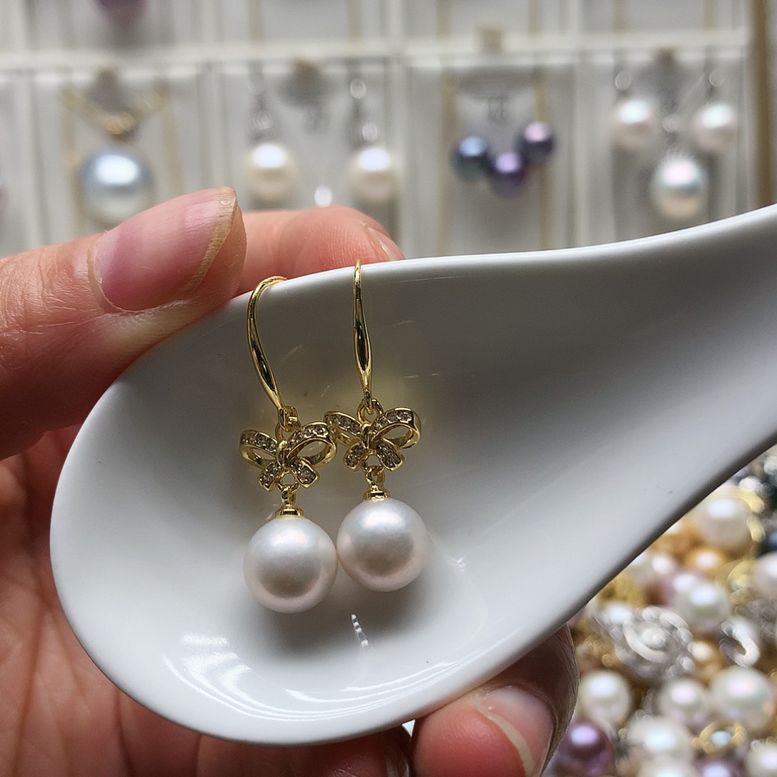 未镶嵌淡水珍珠耳饰