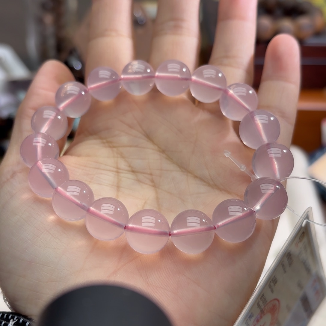 未镶嵌手链水晶莫粉