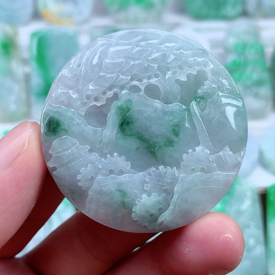 颈饰未镶嵌翡翠翡翠吊坠