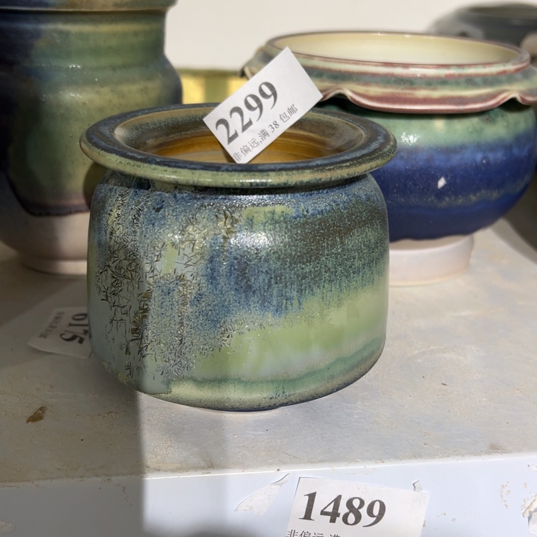 红陶口7高8 景德镇手工花盆