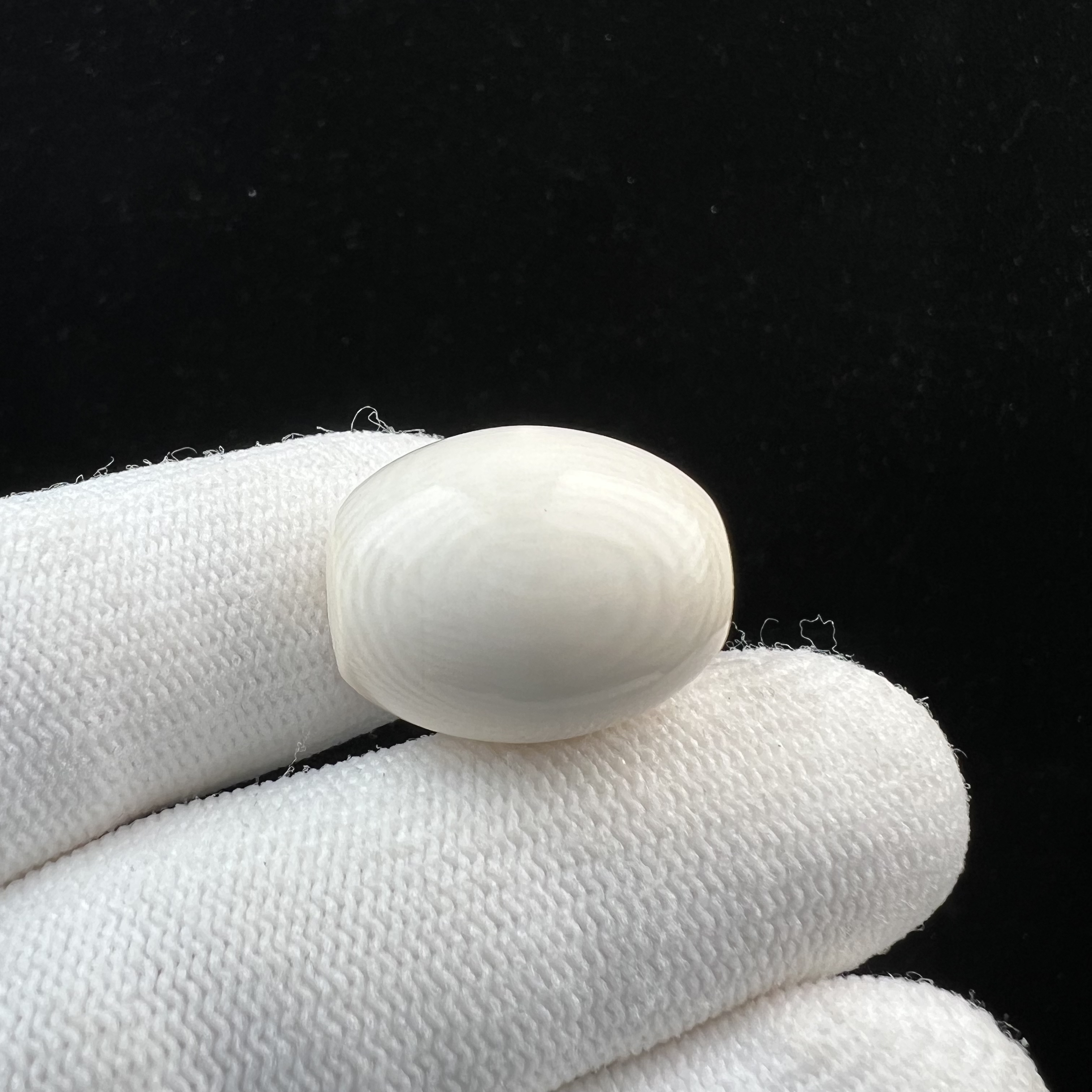 J4859天然猛犸牙 枣珠 桶珠 墩子 17.4*21.3mm支持鉴定 假一罚四