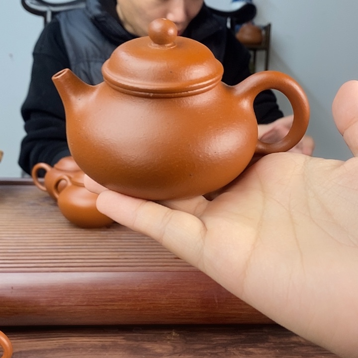 茶壶朱泥完美容天140cc